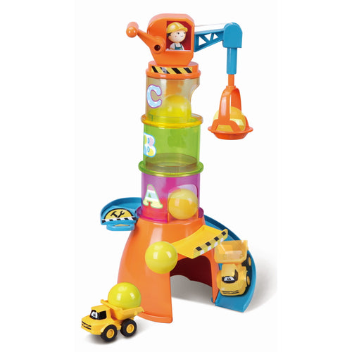 bb Junior Stacking Crane w/Volvo Dump Truck<br>(Shipped in 10-14 days)