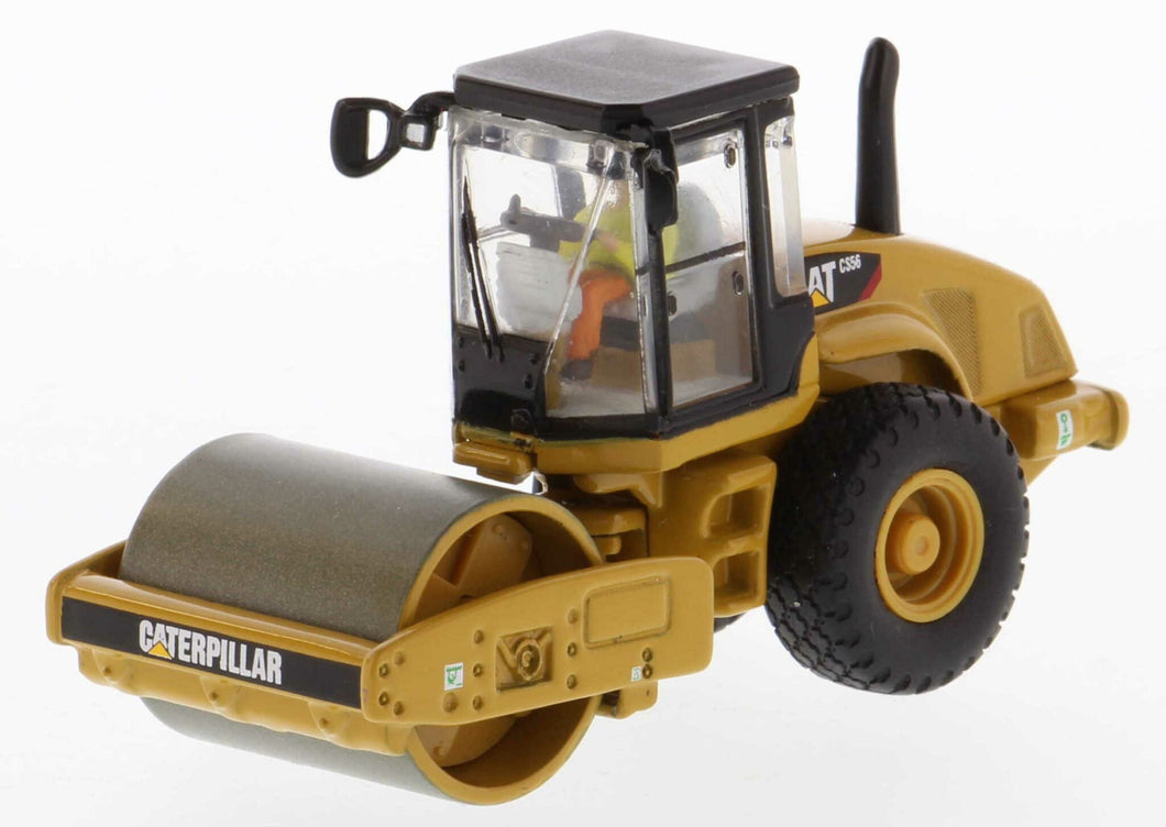 CAT Diecast Masters 1/87 CAT CS56 Smooth Drum Vibratory Compactor<br>(Shipped in 10-14 days)