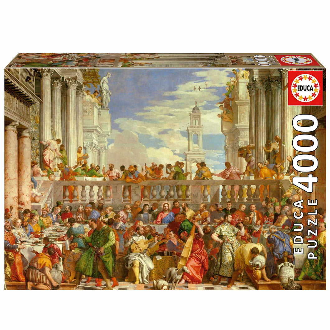 Educa The Wedding At Cana, Paolo Veronese (1x4000pc)<br>(Shipped in 10-14 days)