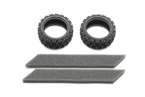 Tamiya Soft Rally Block Tyres (2)<br>(Shipped in 10-14 days)
