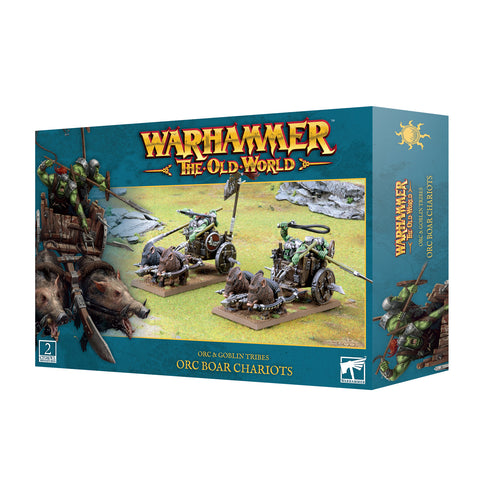 ORC & GOBLIN TRIBES: ORC BOAR CHARIOTS<br>(Shipped in 14-28 days)