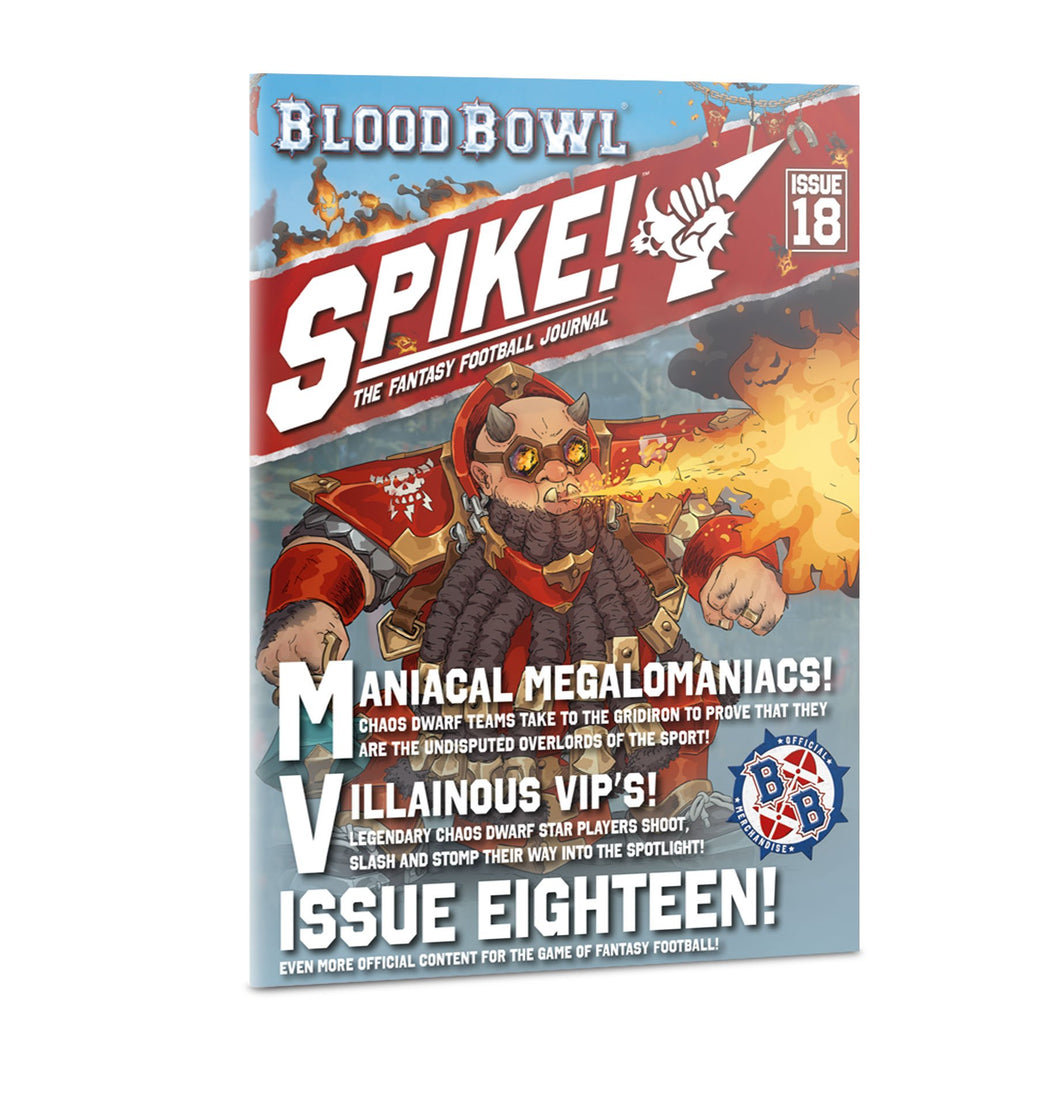 BLOOD BOWL: SPIKE! JOURNAL 18<br>(Shipped in 14-28 days)