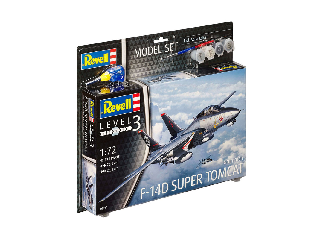 Revell 1/72 Model Set F-14D Super Tomcat<br>(Shipped in 10-14 days)