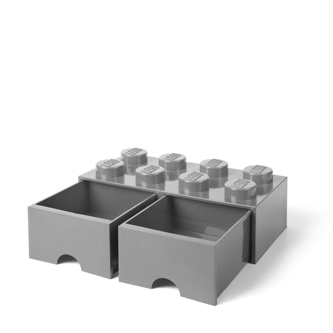 LEGO Room LEGO Brick Drawer 8 - Grey<br>(Shipped in 10-14 days)