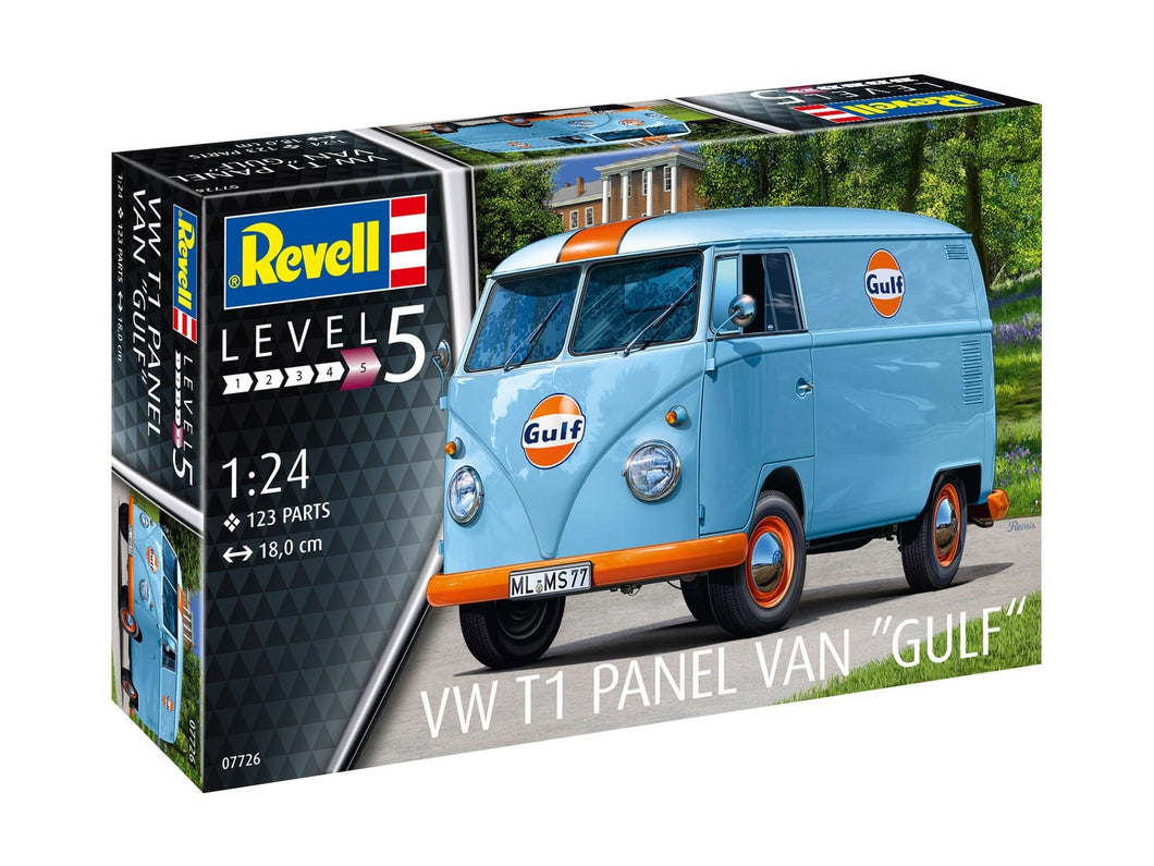 Revell 1/24 VW T1 Panel Van (Gulf Decoration)<br>(Shipped in 10-14 days)
