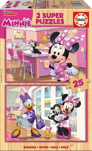 Educa Minnie & The Happy Helpers (2x25pc)<br>(Shipped in 10-14 days)