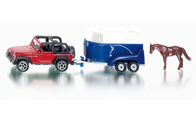 Siku Jeep with Trailer & Horse<br>(Shipped in 10-14 days)