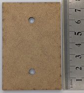 MDF Base - Rectangle 75x50mm