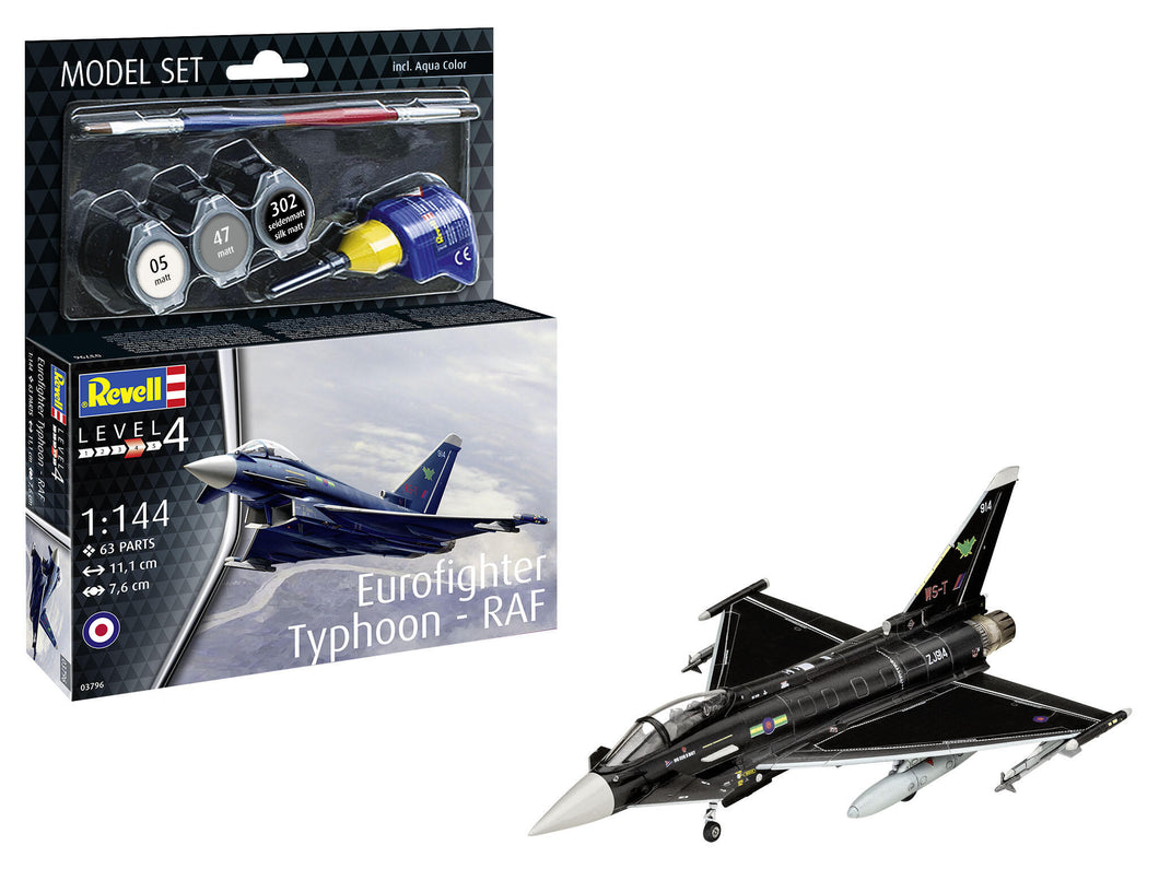 Revell 1/144 Model Set Eurofighter Typhoon - RAF<br>(Shipped in 10-14 days)