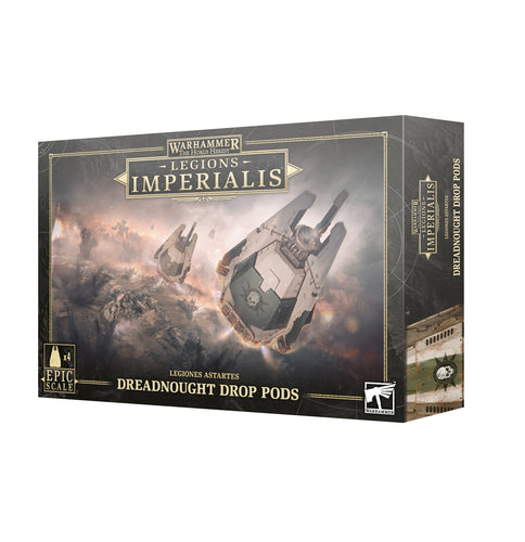 LEGIONS IMPERIALIS:DREADNOUGHT DROP PODS<br>(Shipped in 14-28 days)