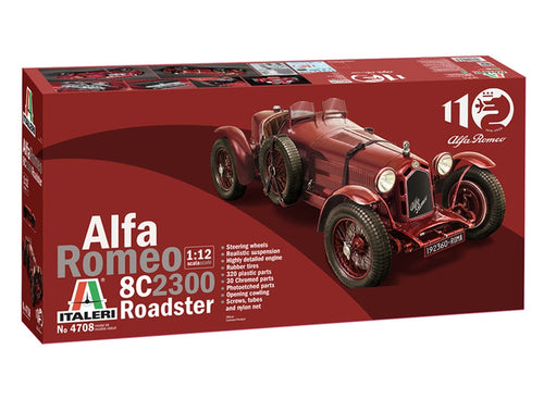 Italeri 1/12 Alfa Romeo 8C/2300 (1931 - 33) - 110th Anni.<br>(Shipped in 10-14 days)
