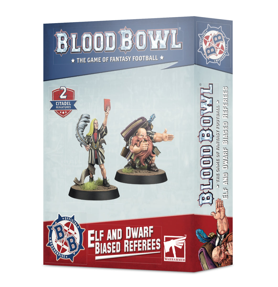 BLOOD BOWL ELF AND DWARF BIASED REFEREES<br>(Shipped in 14-28 days)