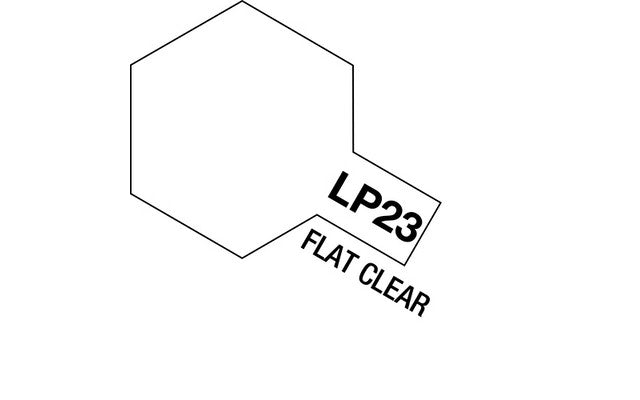 Tamiya LP-23 Flat Clear<br>(Shipped in 10-14 days)
