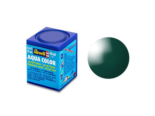 Revell Gloss Sea/Moss Green (RAL 6005) Acrylic (18ml)<br>(Shipped in 10-14 days)