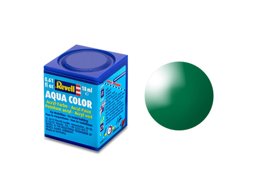 Revell Gloss Emerald Green (RAL 6029) Acrylic (18ml)<br>(Shipped in 10-14 days)