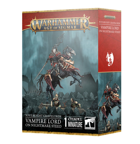 S/G: VAMPIRE LORD ON NIGHTMARE STEED<br>(Shipped in 14-28 days)