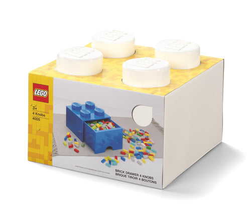 LEGO Room LEGO Brick Drawer 4 - White<br>(Shipped in 10-14 days)
