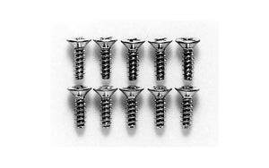 Tamiya 3x10mm C/Sunk Tapping Screw 10<br>(Shipped in 10-14 days)