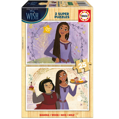 Educa Disney Wish (2x25pc) DISC<br>(Shipped in 10-14 days)