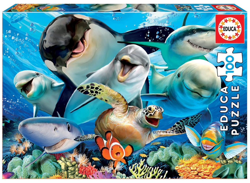 Educa Underwater Selfie (1x100pc)<br>(Shipped in 10-14 days)