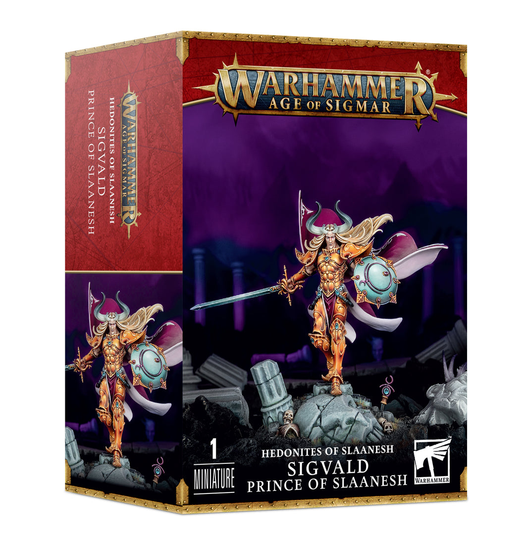HEDONITES: SIGVALD PRINCE OF SLAANESH<br>(Shipped in 14-28 days)