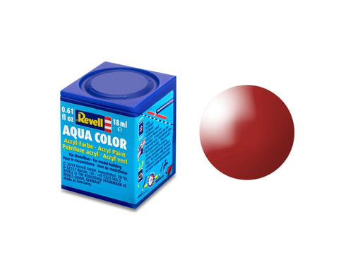 Revell Gloss Fiery Red (RAL 3000) Acrylic (18ml)<br>(Shipped in 10-14 days)