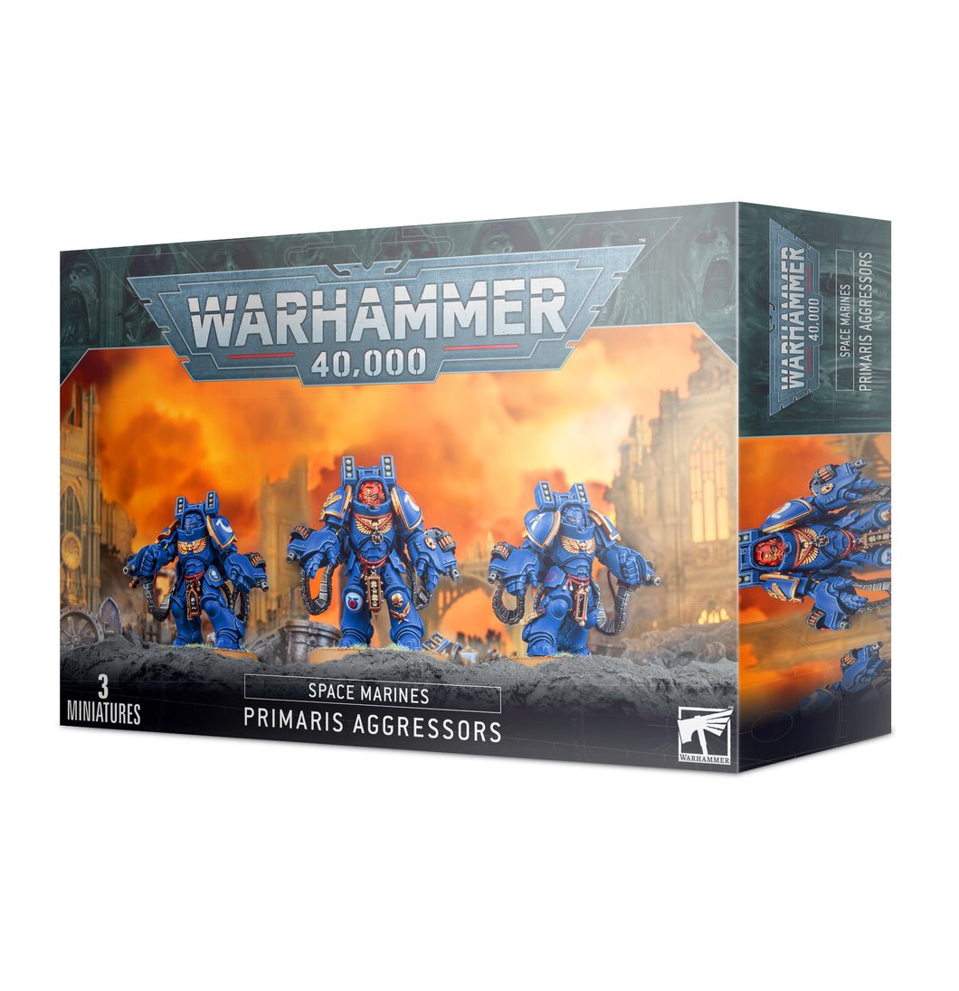 SPACE MARINES PRIMARIS AGGRESSORS<br>(Shipped in 14-28 days)