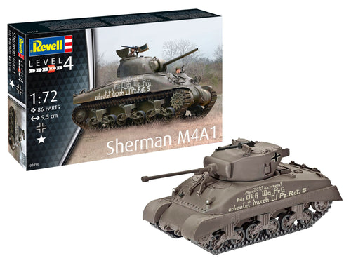 Revell 1/72 Sherman M4A1<br>(Shipped in 10-14 days)