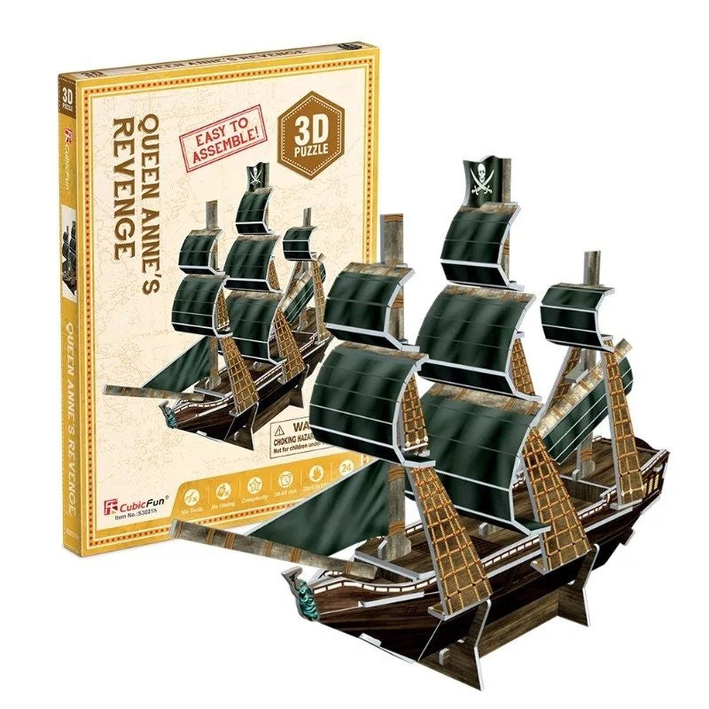 CubicFun Queen Anne's Revenge 24pcs<br>(Shipped in 10-14 days)