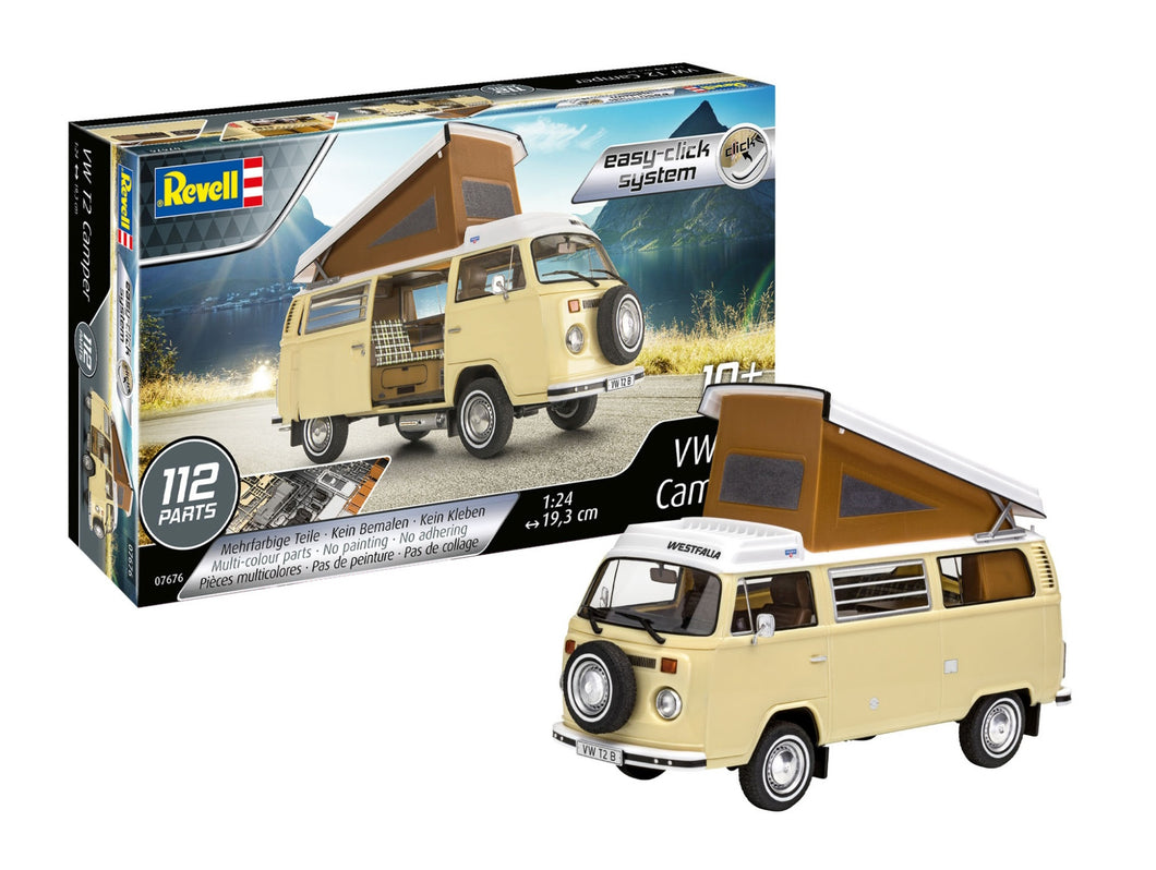 Revell 1/24 VW T2 Camper (easy-click-system)<br>(Shipped in 10-14 days)