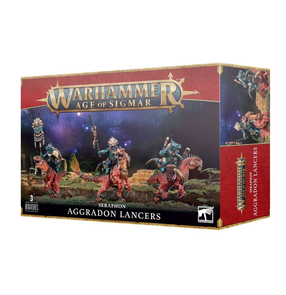 Warhammer Age of Sigmar Seraphon: Aggradon Lancers
