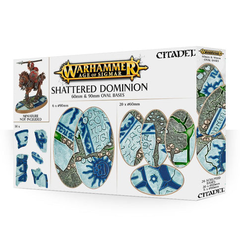 60mm & 90mm Oval Bases Shattered Dominion
