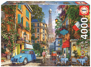 Educa The Old Streets of Paris (1x4000pc)<br>(Shipped in 10-14 days)