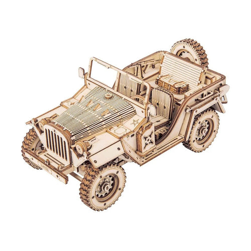 Robotime 1/18 Army Jeep 369pcs<br>(Shipped in 10-14 days)