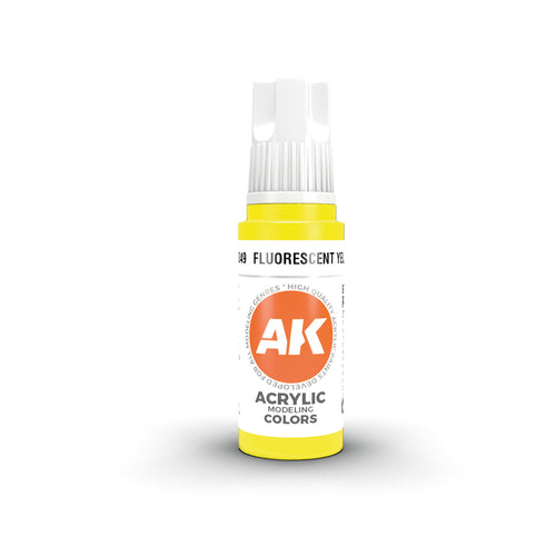 AK 3GEN Acrylics - Fluorescent Yellow 17ml