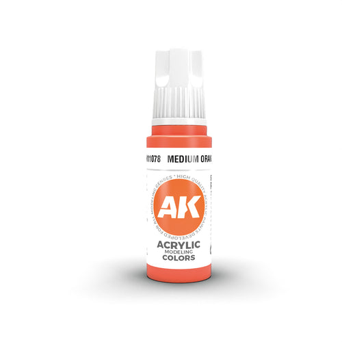 AK 3GEN Acrylics - Medium Orange 17ml