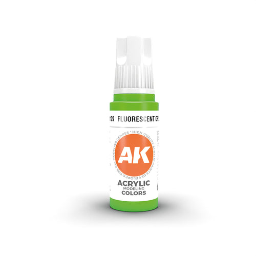 AK 3GEN Acrylics - Fluorescent Green 17ml