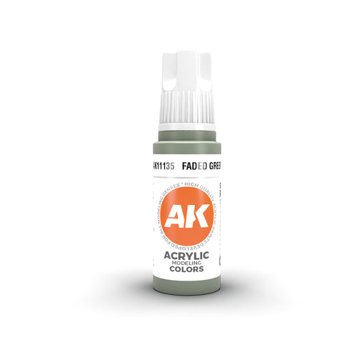 AK 3GEN Acrylics - Faded Green 17ml