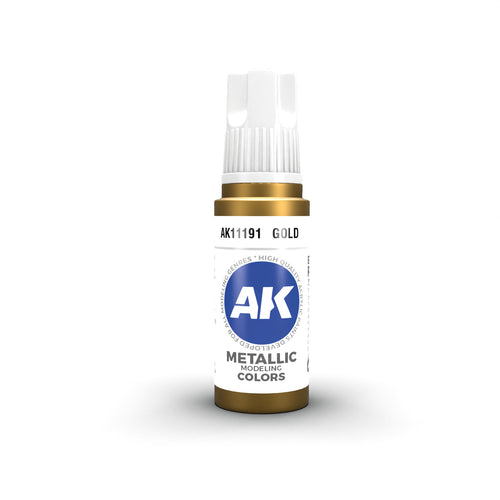 AK 3GEN Acrylics - Gold 17ml