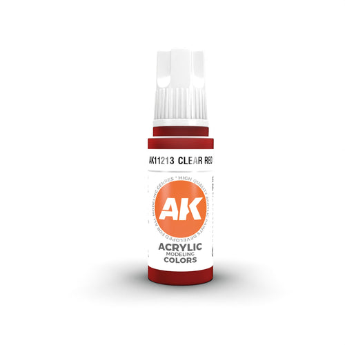 AK 3GEN Acrylics - Clear Red 17ml