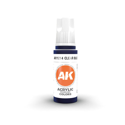 AK 3GEN Acrylics - Clear Blue 17ml