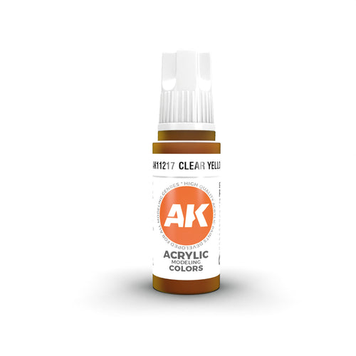 AK 3GEN Acrylics - Clear Yellow 17ml