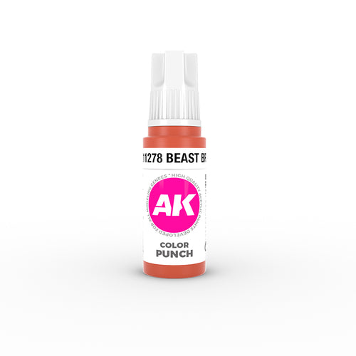 AK 3GEN Acrylics - Beast Brown COLOR PUNCH 17 ml