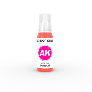 AK 3GEN Acrylics - Sun Red COLOR PUNCH 17 ml
