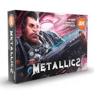 AK Acrylic Metallics Set