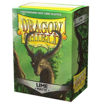 Load image into Gallery viewer, Lime Matte Sleeves DragonShield