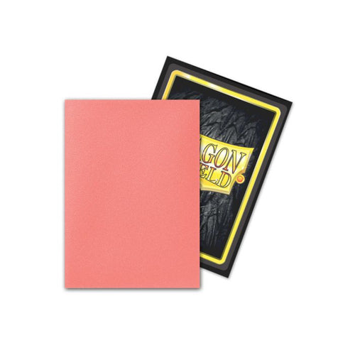 Peach Dual Matte DragonShield Sleeves