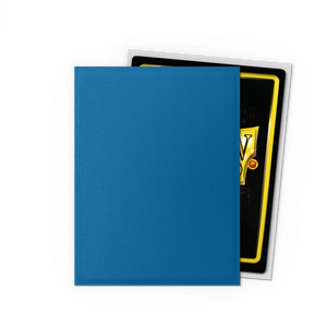 Cobalt & Silver Dual Matte Standard Size Dragon Shield Sleeves