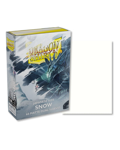 Snow Dual Matte Japanese Sleeves DragonShield