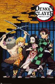 Demon Slayer - Group Art Wall Poster Poster 9